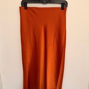 Rachel Zoe Vibrant Orange Pencil Skirt